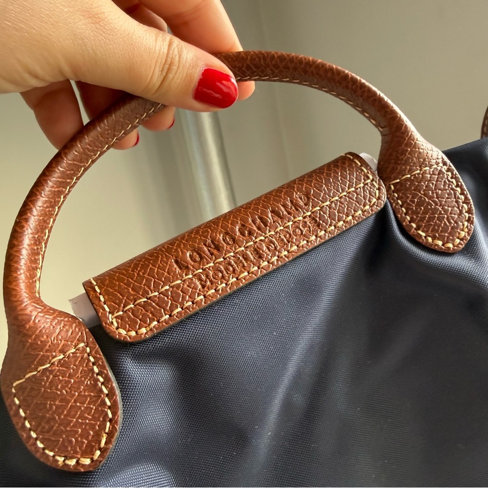 Longchamp Le Pliage Makeup Bag in Navy - Picture 5 of 8